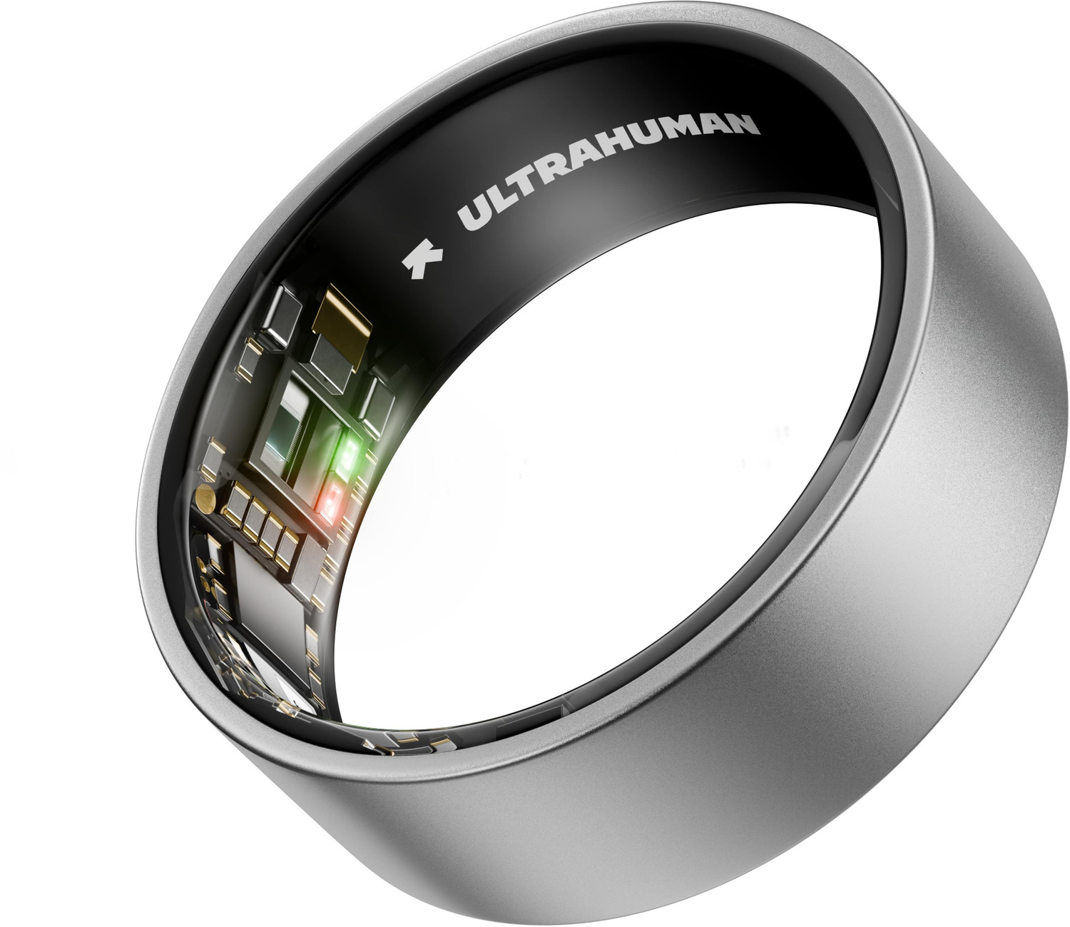Image of Ultrahuman Ring AIR Track Sleep, Workouts, HR, HRV, Health Tracker - Up to 6 Days Battery Smart Ring (11, Raw Titanium)