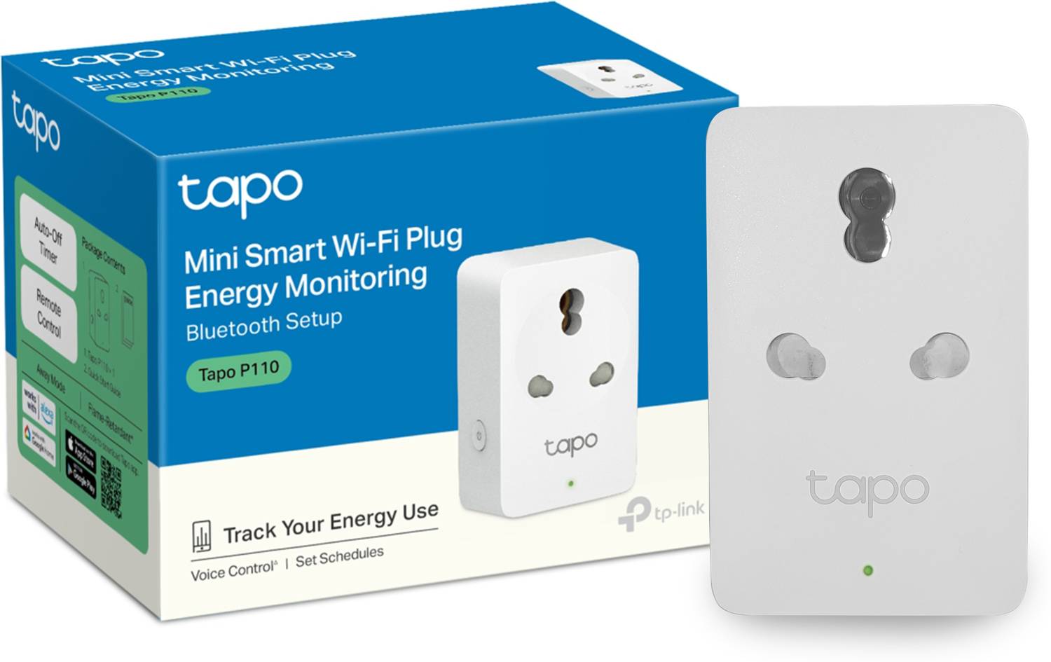 TP-Link Tapo P110 Mini 16A Wi-Fi Plug with Energy Monitoring Smar