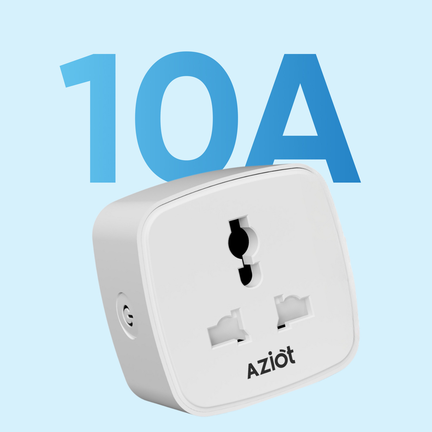 Image of AZIOT 10amp Smart Plug - Wifi /Bluetooth Communication Smart Plug