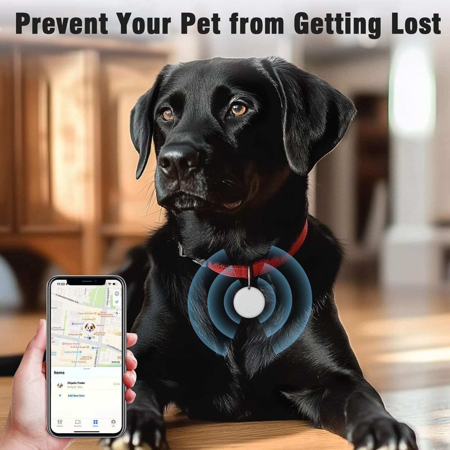 Image of peatop Air Tag|Bluetooth Luggage Tracker Works with Apple Find My(iOS Only)Item Locator Location Smart Tracker