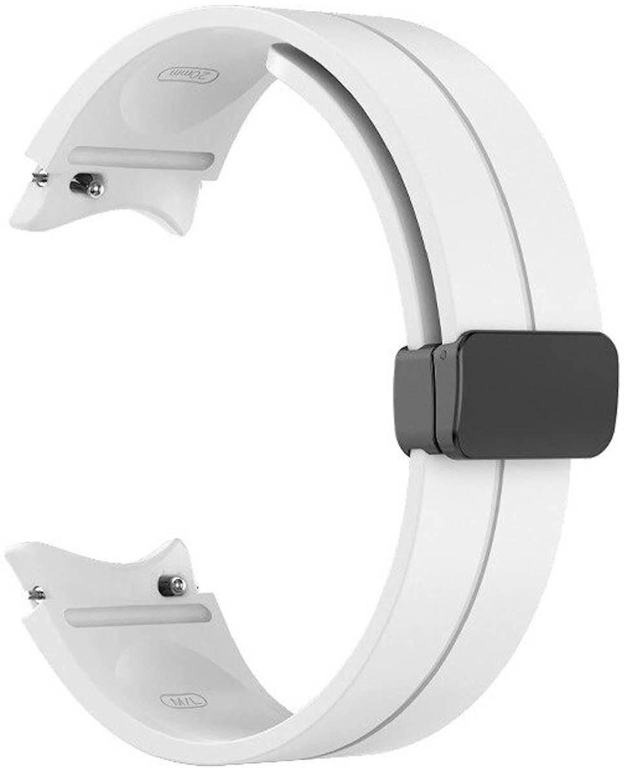 Wrapo New 20mm Magnet Buckle Strap for Samsung Watch 5, Watch 5 Pro, Samsung Watch 4 / 4 Classic, Watch 6 Smart Watch Strap