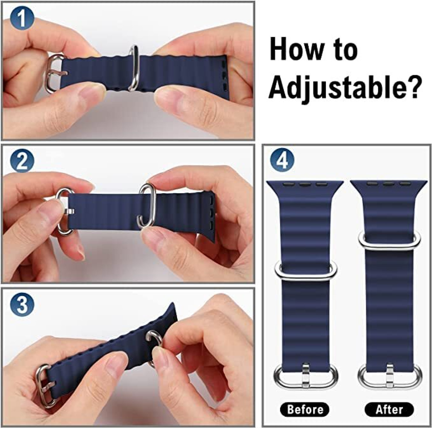 Image of PUNAK 44 mm Smart watch strap belt compatible with BOAT WAVE GENESIS , BOAT WAVE GENESIS PRO Smart Watch Strap