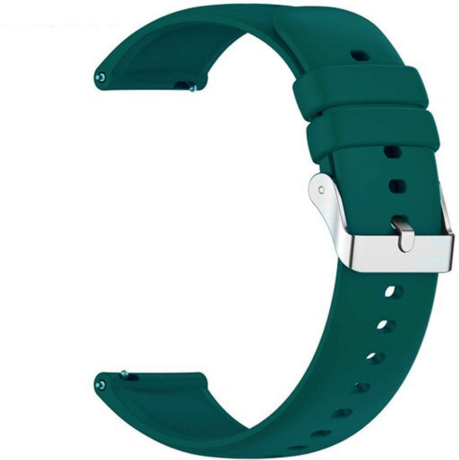 Image of Melfo Flexible Rubber Strap 20mm Compatible with Boat Wave Fit Smart Watch Smart Watch Strap