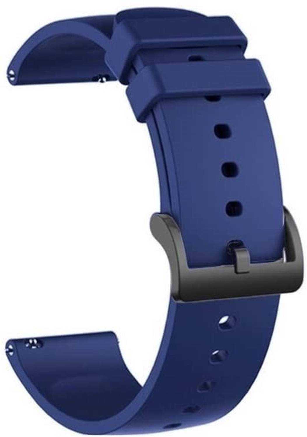 TooHype Metal Buckle Silicon 22MM Smart Watch Strap compatible for 22mm Smart Watches Smart Watch Strap (Compatible Watch List In Photo & Description) Smart Watch Strap
