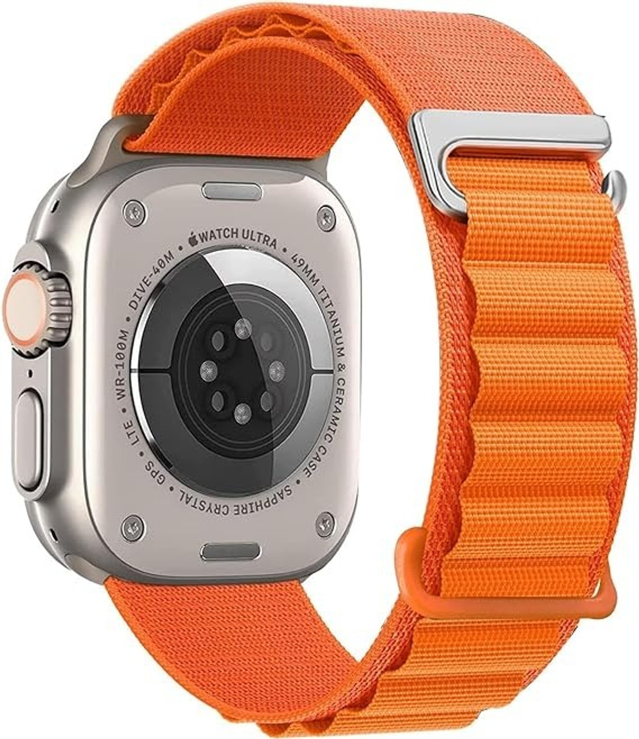 Image of Vaku Luxos 2 cm Alpino iwatch Strap Nylon Loop for 42|44|45|49mm Adjustable Band Strap Smart Watch Strap