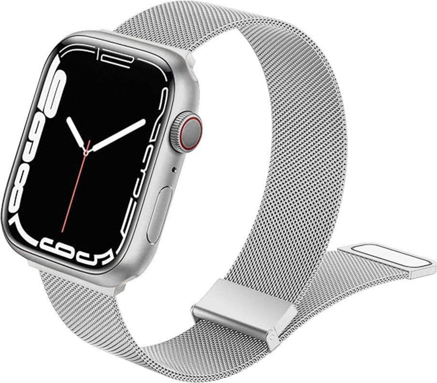 Tekne Milanese Smart Band Strap Compatible with Apple watch | Magnetic Clasp | Stainless Steel Band | 49/46/45/44 mm Smart Watch Strap