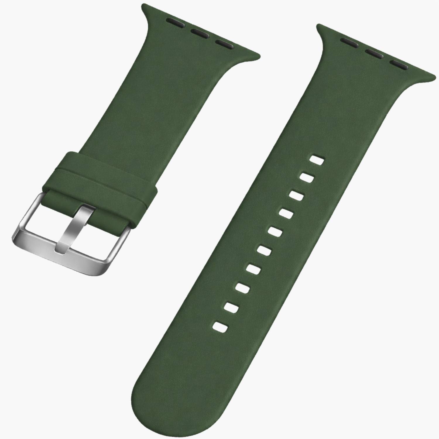 TRENDINGVIEW 2 cm Durable Soft Silicone Watch Strap for Apple Watch Ultra / Ultra 2 / Series 8, 7, SE, 6, 5, 4, 2 – Regular Fit Smart Watch Strap