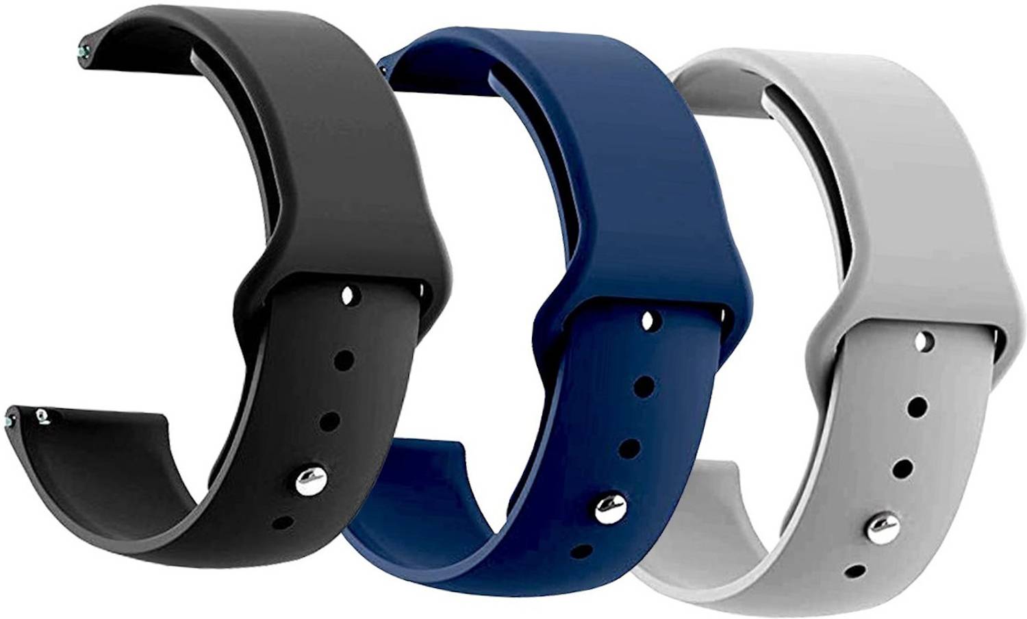 BLACK LOVIES 22 mm Smart Watch Strap Belt compatible with BOAT STORM CALL 3 smartwatch strap Smart Watch Strap