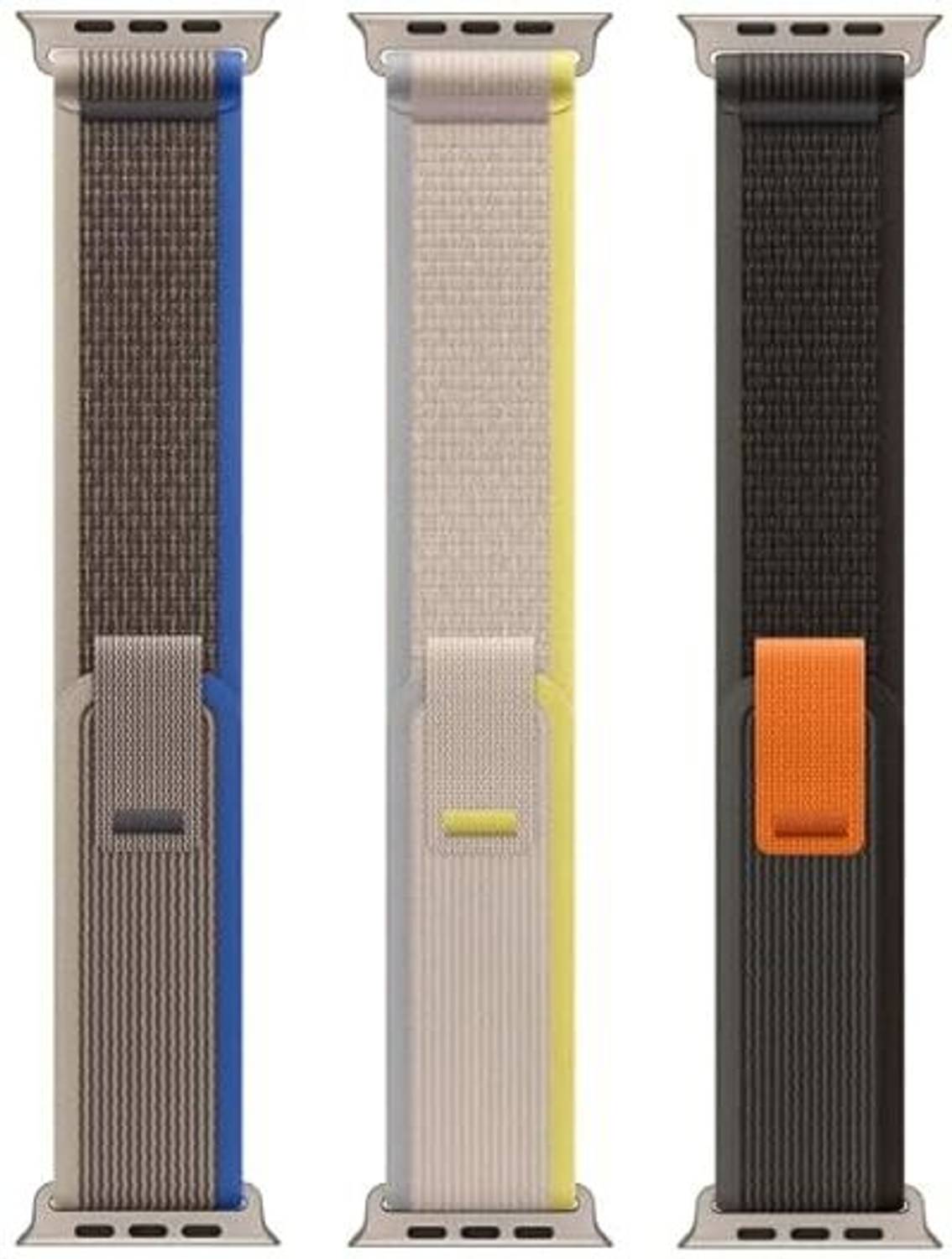 SwapME 1 cm Sport Trail Loop Straps Compatible with Fire-Boltt Dream fire-boltt oracle / Firebolt Ring/Ring Plus/Ring Pro/Visionary/Fire-Boltt Call/Firebolt Gladiator Pro/Gladiator Plus/Fireboltt cyclone/Fireboltt Asteroid and iwatch 42/44/45/49MM Bands Pack of 3 Straps Smart Watch Strap