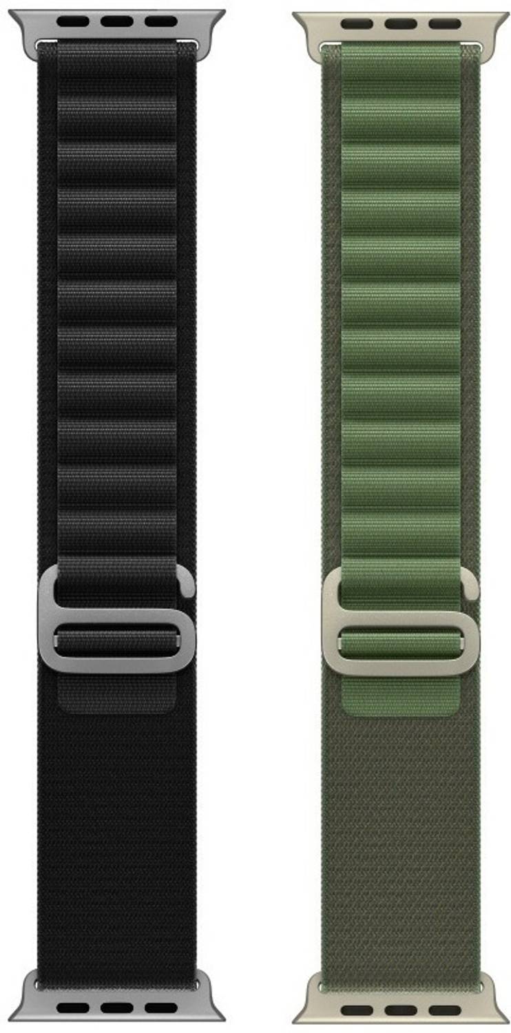 PUNAK 44 mm Loop Strap Belt for Ultra Watch 49 mm, Series 8 / 7 45 mm, Series 6 / 5 / 4 44 mm, Series 3 / 2 / 1 42 mm, T800 Ultra, Watch 8 Ultra, i8 Pro Max, W26, T800. Smart Watch Strap