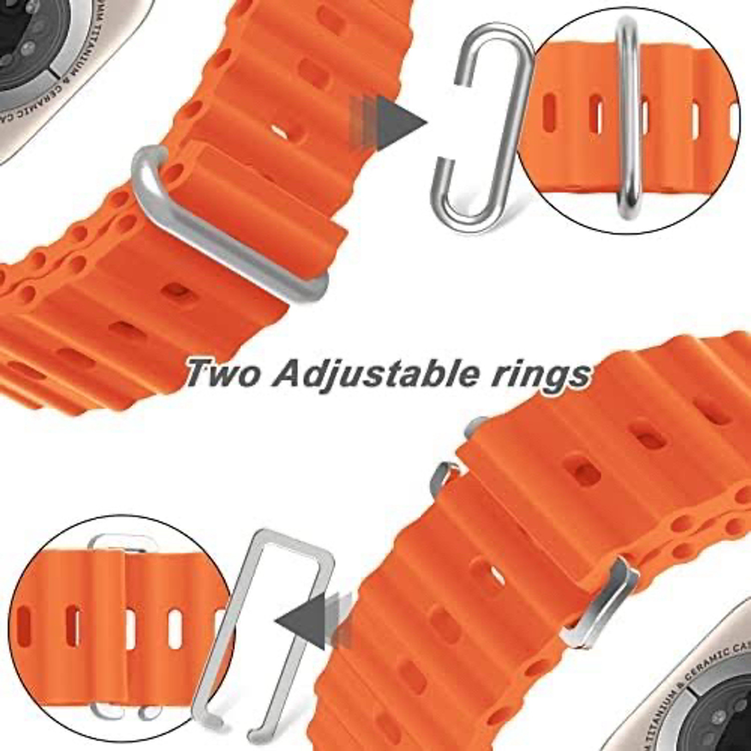 Image of Hbcollect Packof5ocean Smart Watch Strap
