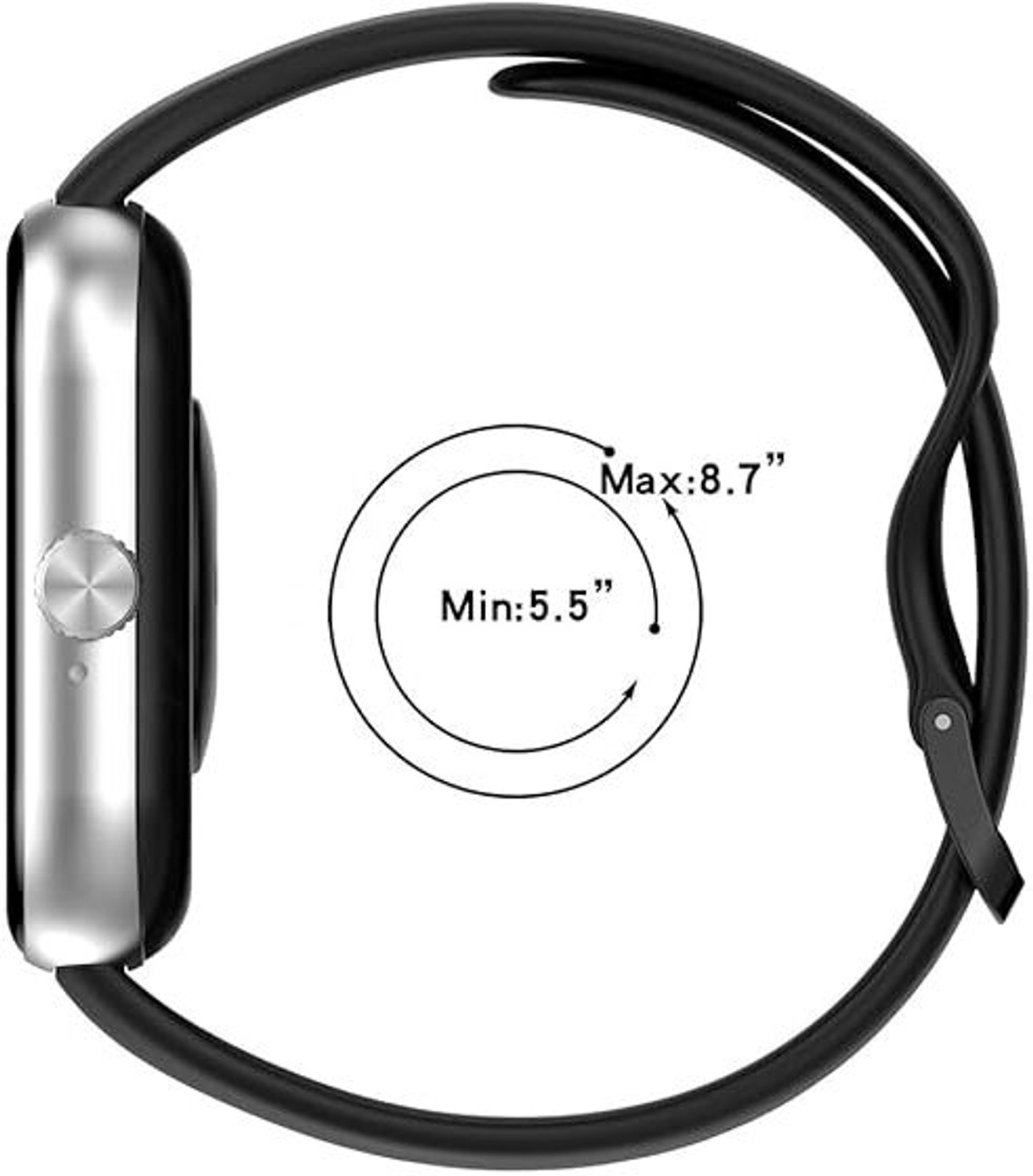 Image of JOBINKA Adjustable Sport Wrist Silicon Band Strap Compatible with Redmi Watch Move Smart Watch Strap