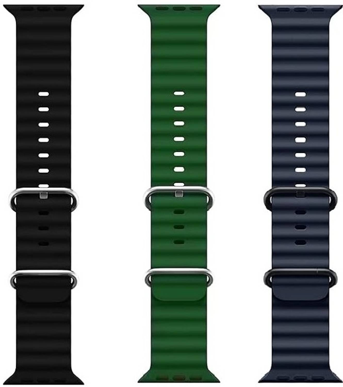 Setster Ocean Smart Watch Strap Belt for Ultra Watch 49 mm, Series 8 / 7 45 mm, Series 6 / 5 / 4 44 mm, Series 3 / 2 / 1 42 mm, T800 Ultra, Watch 8 Ultra, i8 Pro Max, W26, T800,T900,T10,I8 pro,I7 pro,S8 ultra,watch 8,Watch 9 Smart Watch Strap