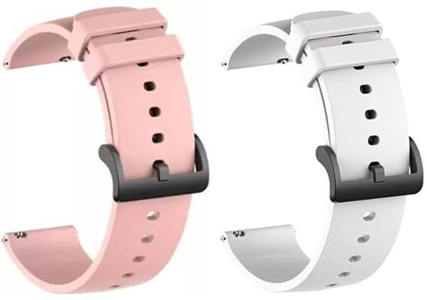 Cheetah 2 inch 22MM Pack of 2 Smart Watch Belt with Black Buckle for Noise ColorFit Pro,3/4/max,Amazfit GTR 3 Pro Smart Watch Strap