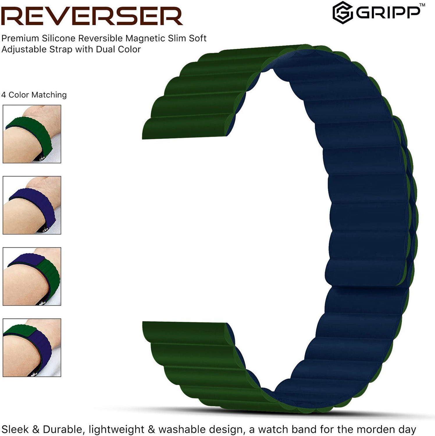 Image of Gripp 2.2 cm Reverser for 44-49mm | 11 /10 /9 /8 /7 /6 /5 /4 /SE /SE 2 /SE 3 /Ultra /Ultra 2 /Ultra 3 Smart Watch Strap