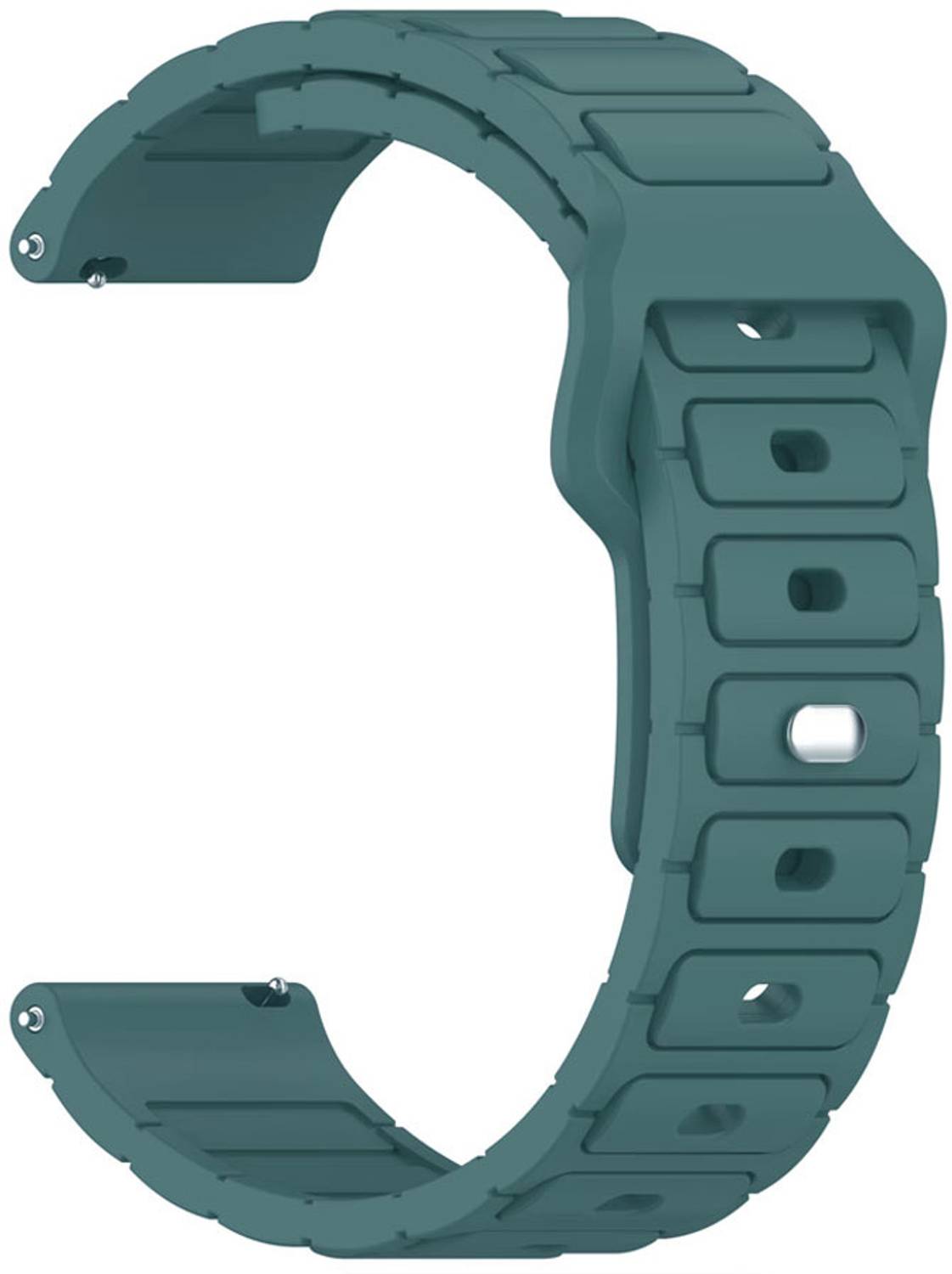 AOnes 22mm Watch Strap Silicone Button Closure Belt for Cmf By Nothing Watch Pro 2 Smart Watch Strap