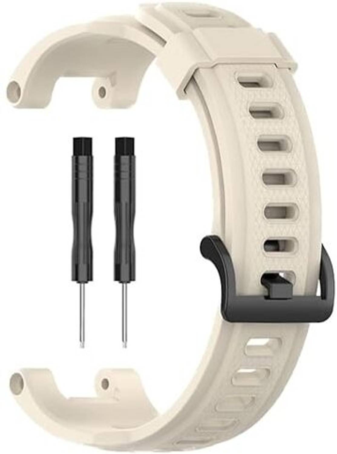 LN KART Watch Band Compatible with Amazfit T-Rex/T-Rex Pro Smartwatch, Soft Silicone Replacement Sport Strap Breathable Wristband Bracelet with Tools Smart Watch Strap