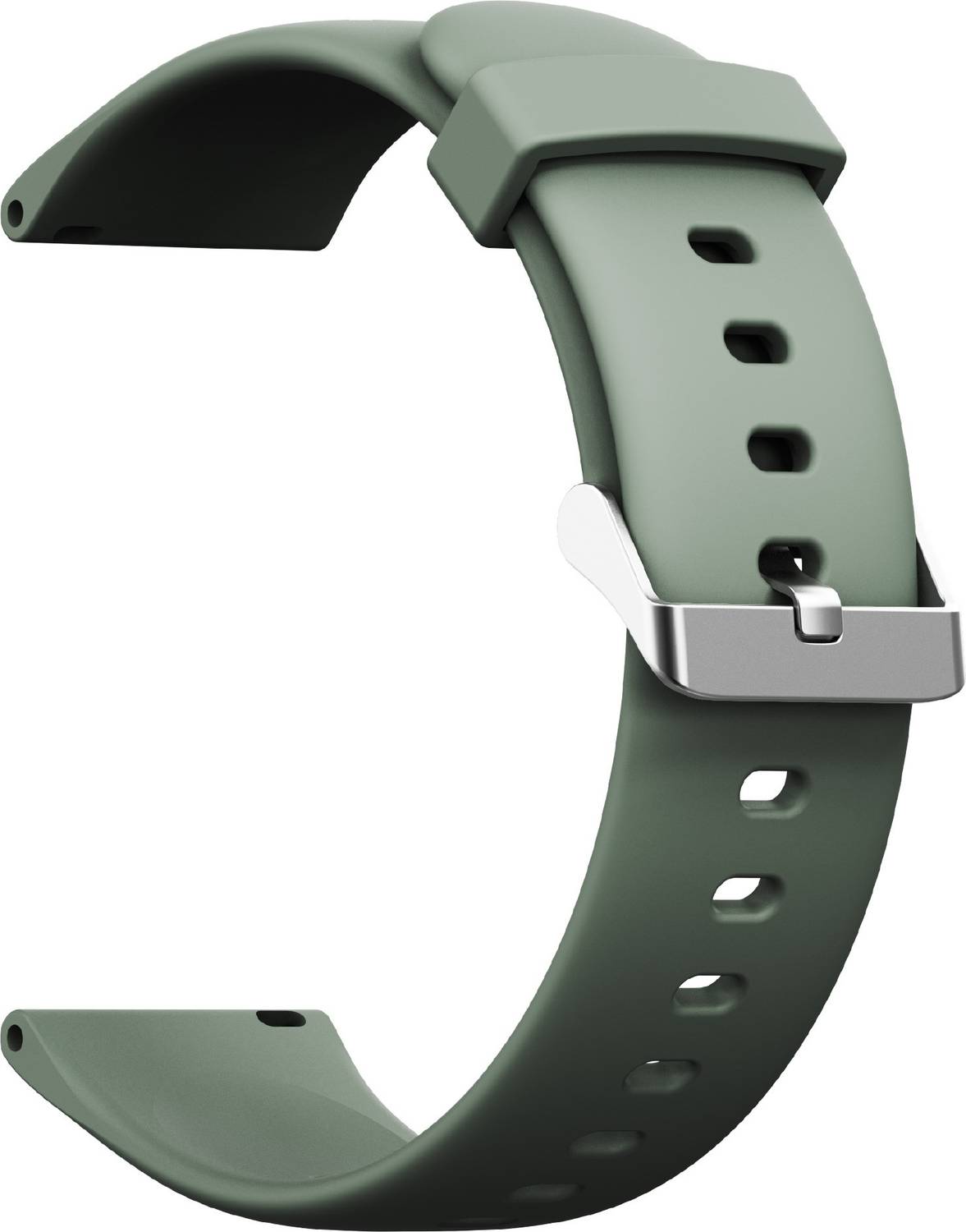 Ambrane 22mm Silicone Strap (Square) Smart Watch Strap