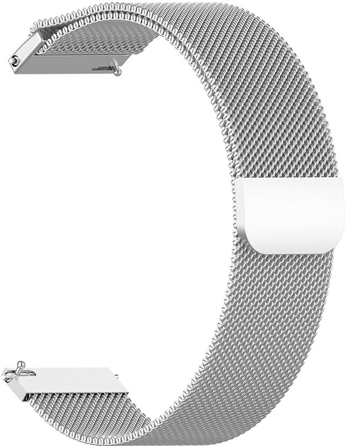Image of AOnes Metal Magnetic Loop Chain Strap for Boult Crownr Pro 1.43 Inch Smart Watch Strap