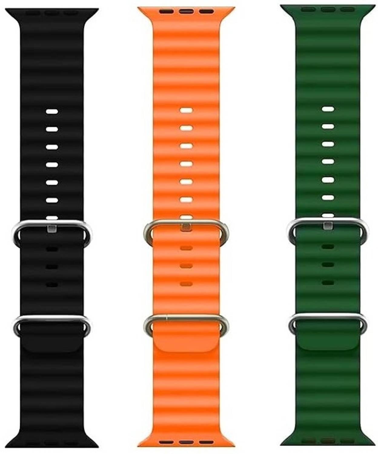 Setster Ocean Smart Watch Strap Belt for Ultra Watch 49 mm, Series 8 / 7 45 mm, Series 6 / 5 / 4 44 mm, Series 3 / 2 / 1 42 mm, T800 Ultra, Watch 8 Ultra, i8 Pro Max, W26, T800,T900,T10,I8 pro,I7 pro,S8 ultra,watch 8,Watch 9 Smart Watch Strap