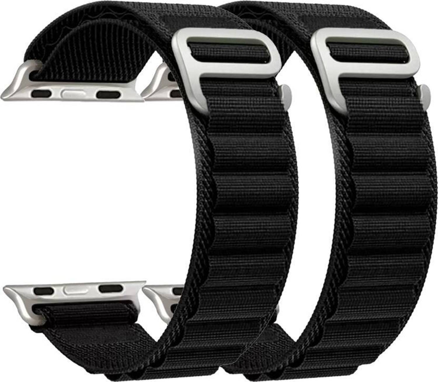 Priavy Smart Watch Strap alpine loop Belt for Ultra Watch 49 mm, Series 8 / 7 45 mm, Series 6 / 5 / 4 44 mm, Series 3 / 2 / 1 42 mm, T800 Ultra, Watch 8 Ultra, i8 Pro Max, W26, T800( black ) Smart Watch Strap