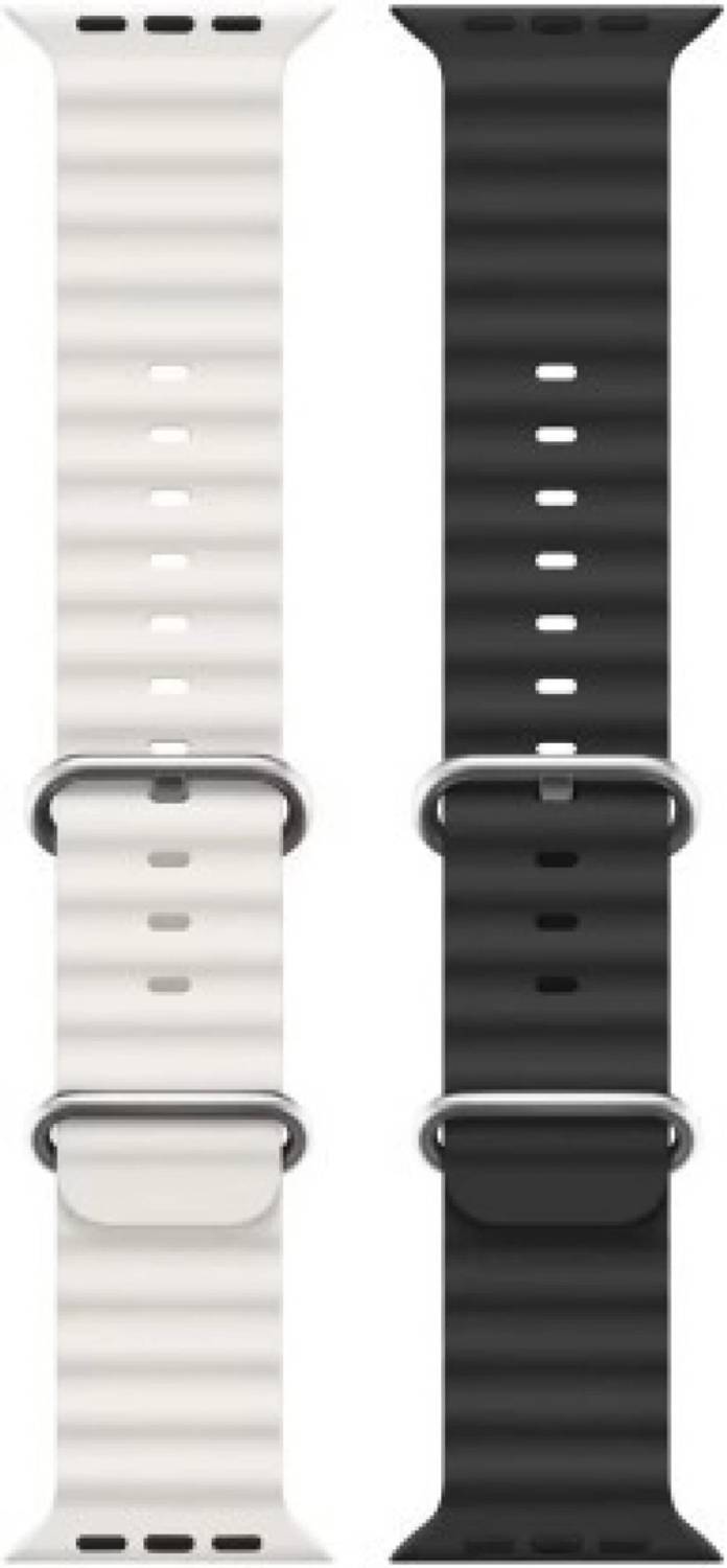 Flipkart SmartBuy 7 cm Soft Silicone Watch Strap Compatible With Watch Strap 42mm 44mm,45mm,49mm, T500, T800, Ultra Smart Watch Strap