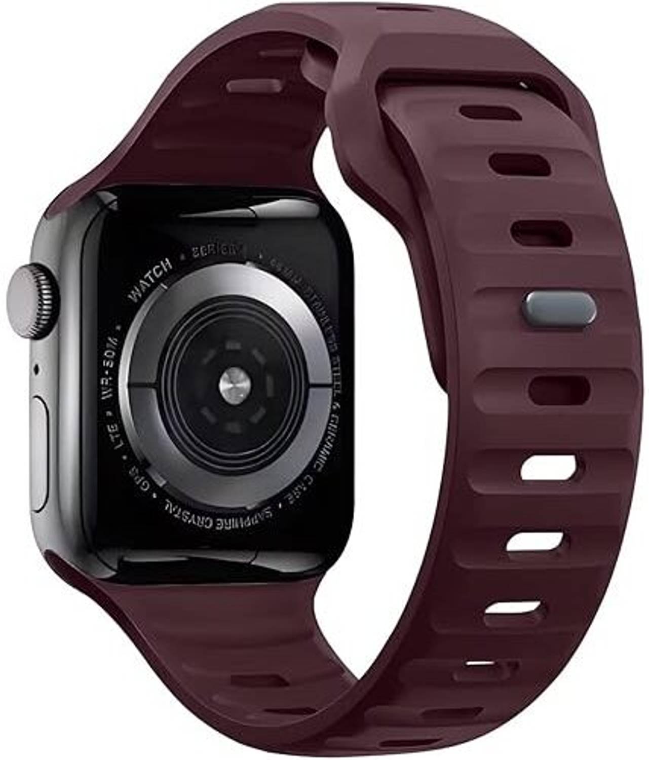 KICKSTORM Sport Bands Compatible with Apple Watch Straps 49mm 46mm 45mm 44mm 42mm , Soft Silicone Waterproof Band for iWatch Series 11 10 9 8 7 6 5 4 SE3 SE2 SE Ultra 3 2 1 (No Watch) Smart Watch Strap