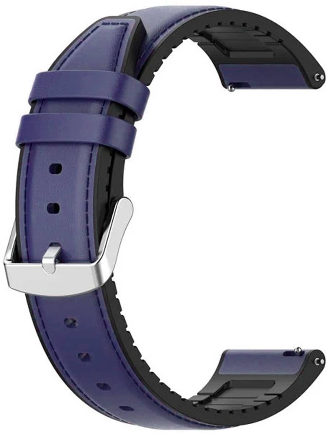 AOnes 22mm Watch Strap Leather Silicone Belt for Amazfit Gtr 4 Smart Watch Strap