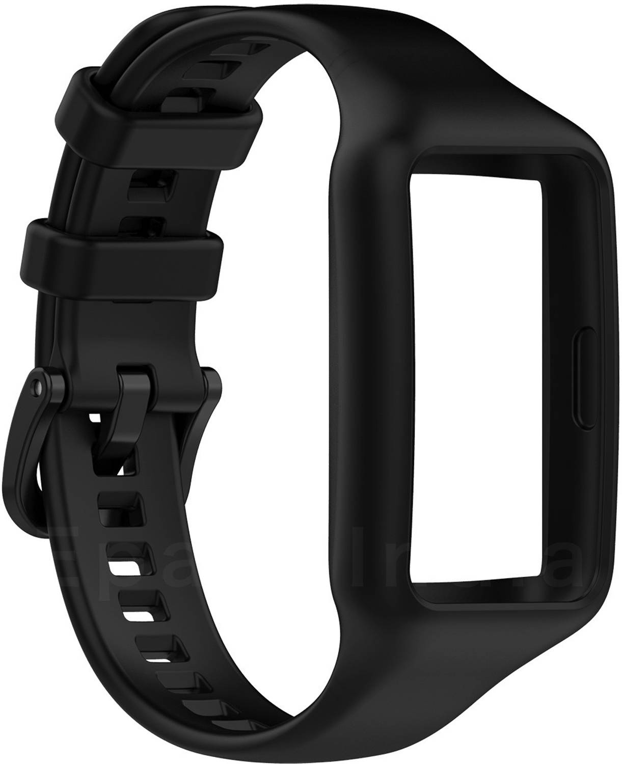 Epaal 28 mm Full Case Plain Strap for Honor Band 6 / Huawei Band 7 / Huawei Band 6 - Integrated TPU Smart Watch Strap