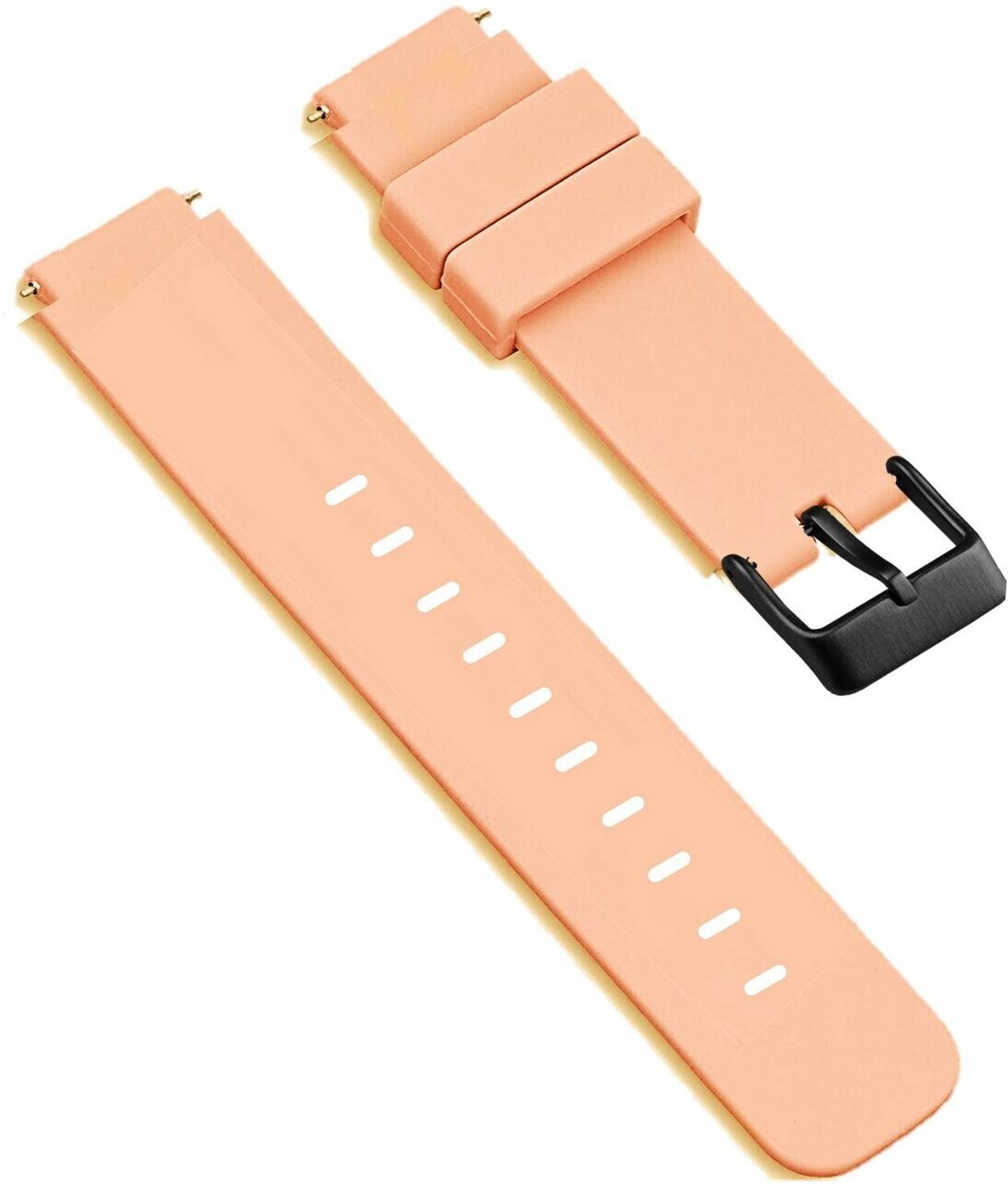 MOBISINGH 2 cm 19MM Classic Vintage Watch Belt for NOISE COLORFIT PRO 2/PULSE & BOAT STORM Smart Watch Strap