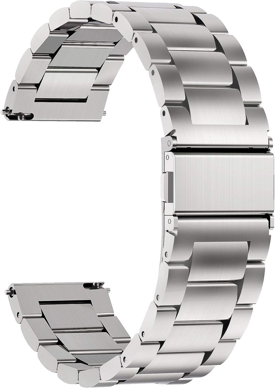 Image of ACM Watch Strap Metal for Fastrack Styler Fr2 Pro Smartwatch Belt Band Silver 3755038 mm Stainless Steel Watch Strap