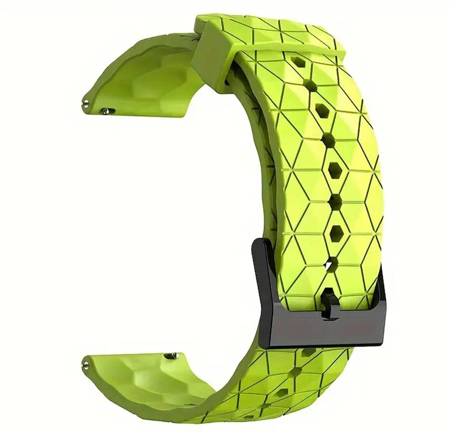 AOnes 22mm Watch Strap Silicone Classy Belt for Fire-Boltt Phoenix Belt Smart Watch Strap