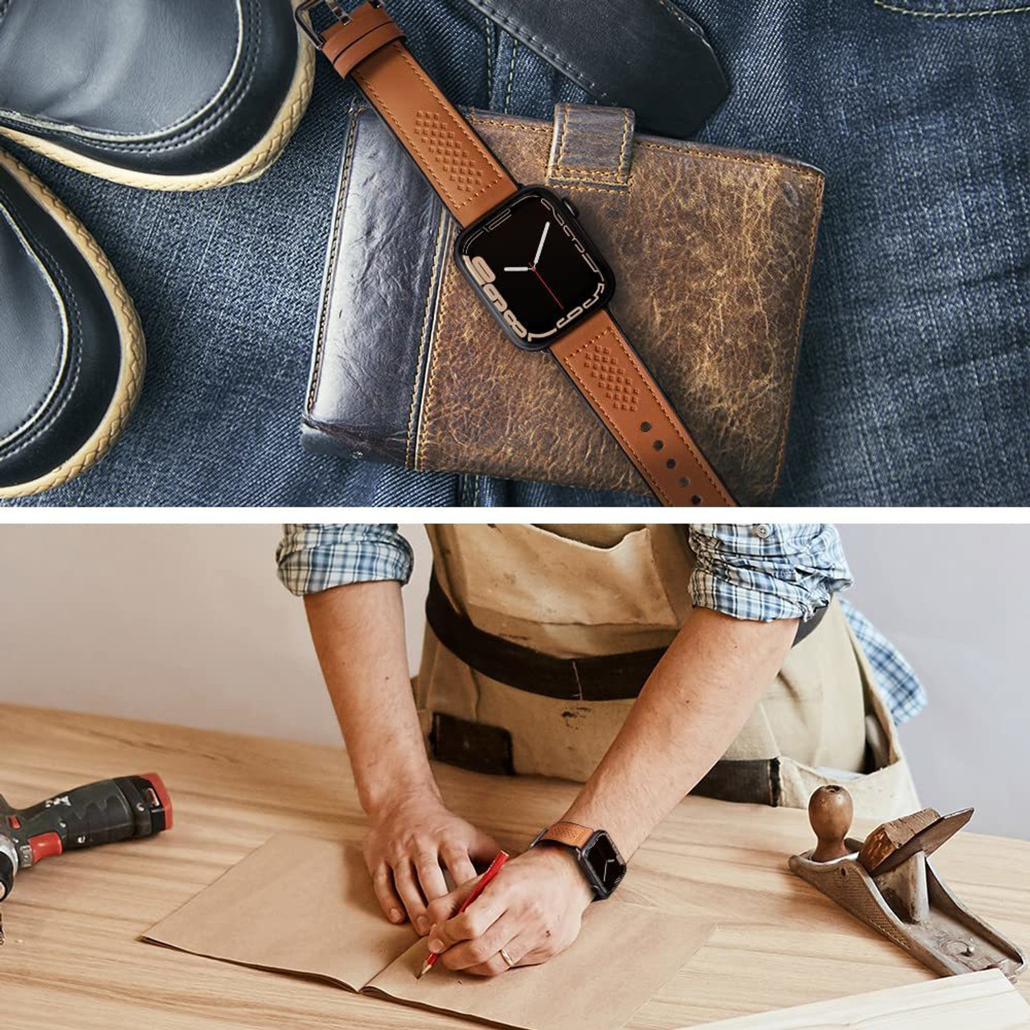 Image of Spigen Modern Fit Band Strap Compatible with Apple Watch Series 7 (45mm), Series 6|SE|5|4 (44mm), Series 3|2|1 (42mm)