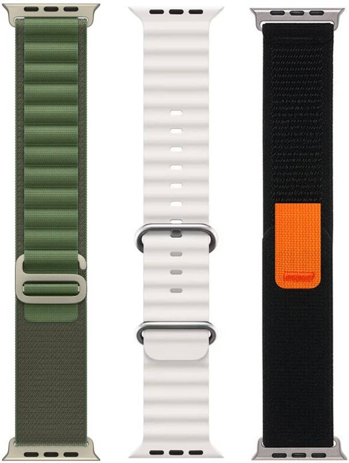 BLACK LOVIES 22 mm Ultra Watch Strap, Smart Watch Strap Belt for Ultra Watch 49 mm, Series 8 / 7 45 mm, Series 6 / 5 / 4 44 mm, Series 3 / 2 / 1 42 mm, T800 Ultra, Watch 8 Ultra, i8 Pro Max, W26, T800 Smart Watch Strap
