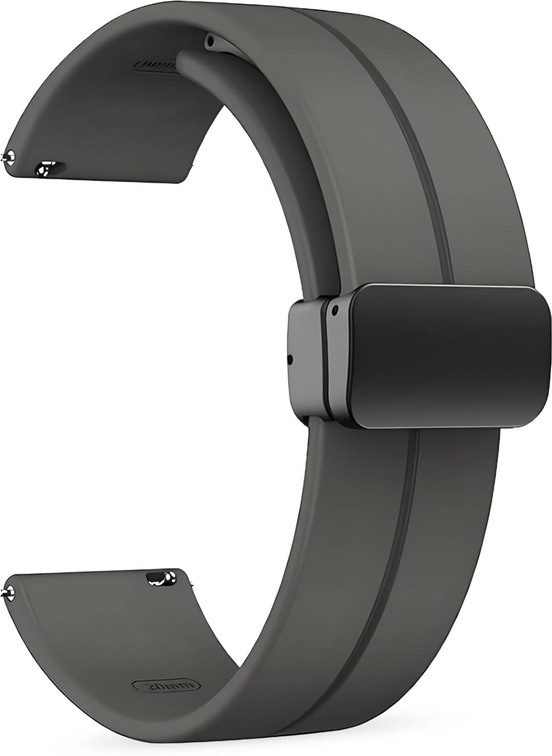 PunnkFunnk Silicone Band Strap for 22mm Watches | Soft TYPE, Waterproof & Adjustable Smart Watch Strap