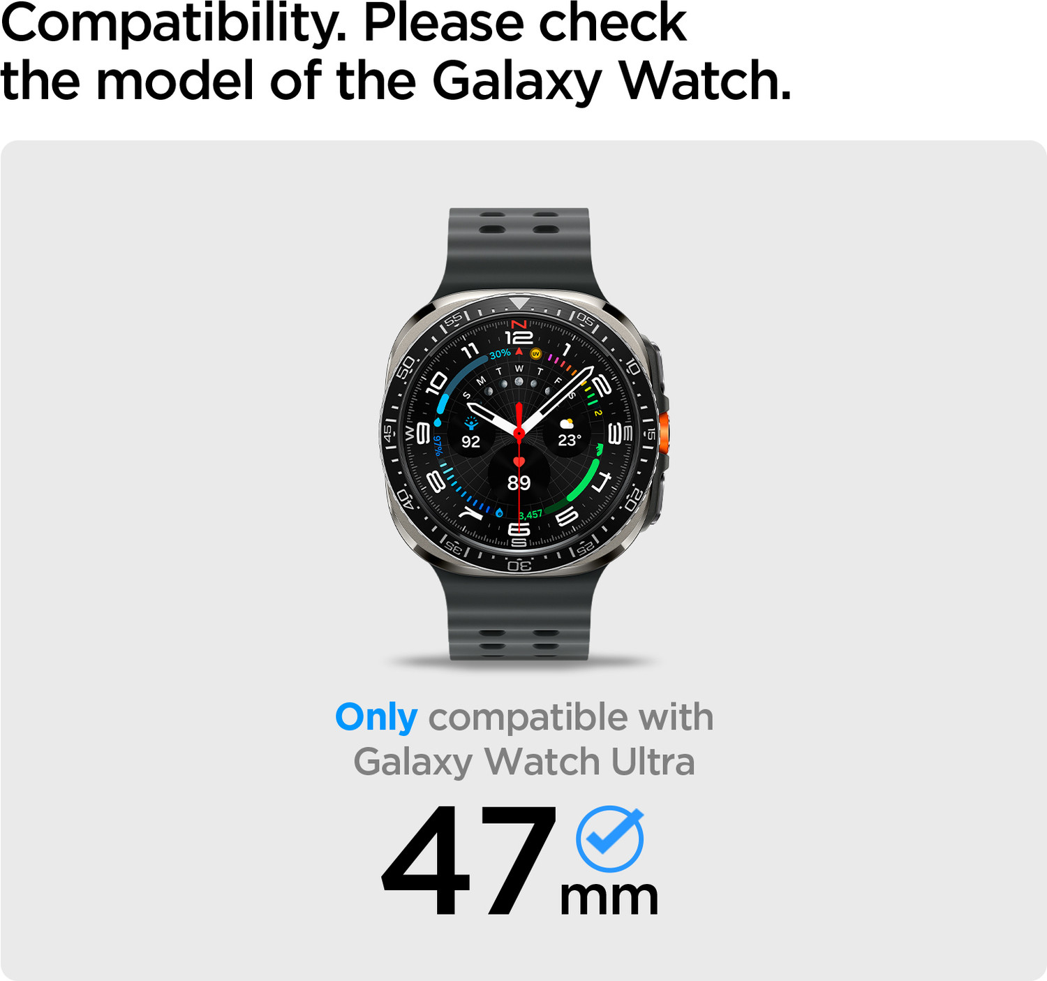 Image of Spigen 35.3 mm DuraPro Flex Smart Watch Strap