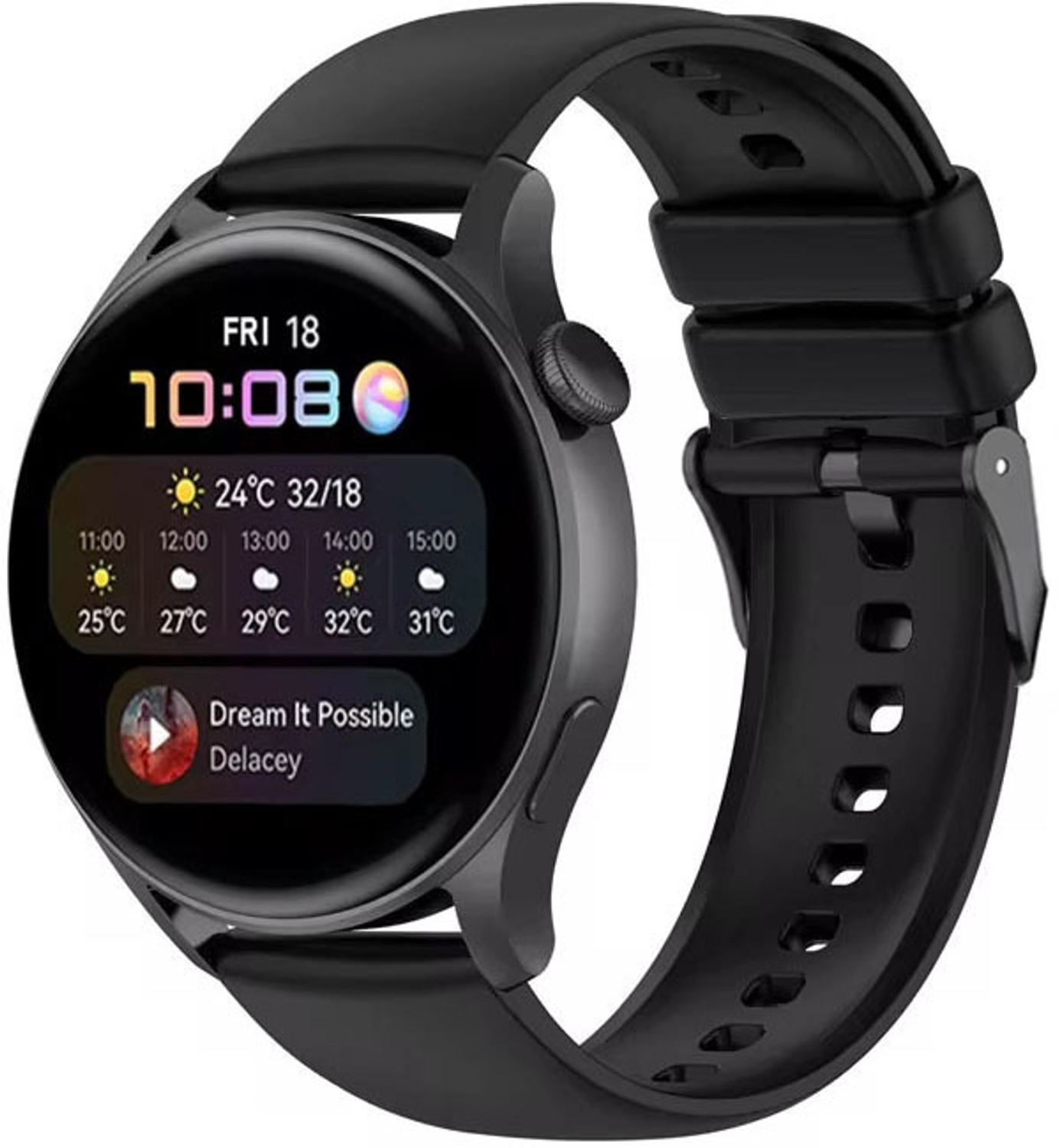 Image of AOnes Watch Strap Silicone Classic Belt for Redmi Watch 5 Lite Smart Watch Strap