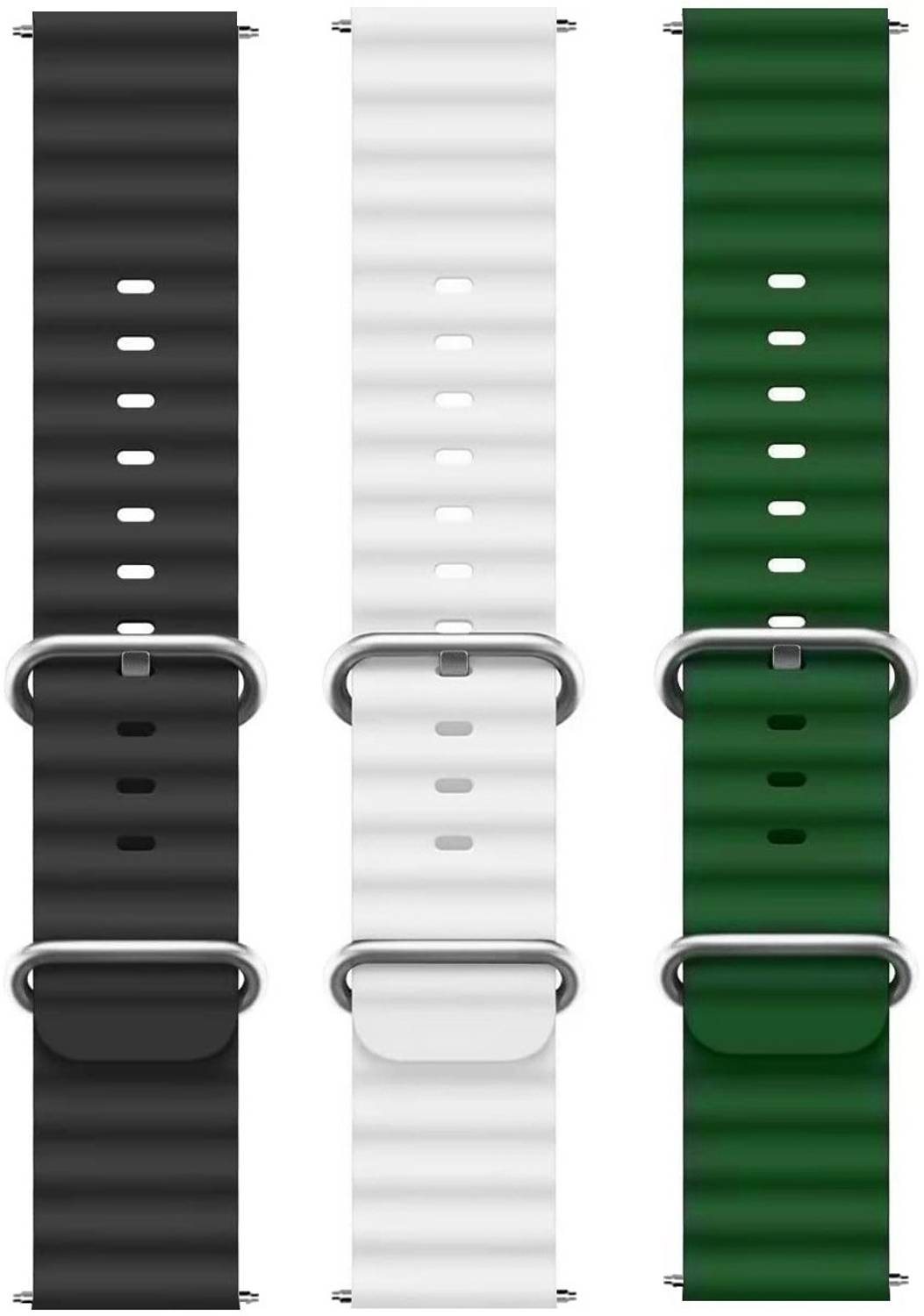 BLACK LOVIES 22 mm 22MM Smart Watch Strap Belt For Noise Colorfit Icon 2 / Icon 3 / Icon 3 Plus Only. Smart Watch Strap