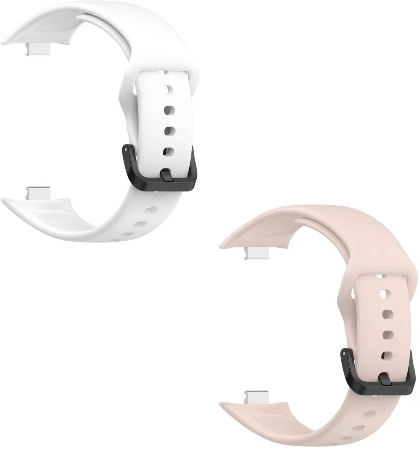 valente Silicone Strap Compatible with Redmi Watch Move | Soft Replacement Watch Band | Adjustable Sport Wrist Band with Secure Buckle (pack of 2) Smart Watch Strap