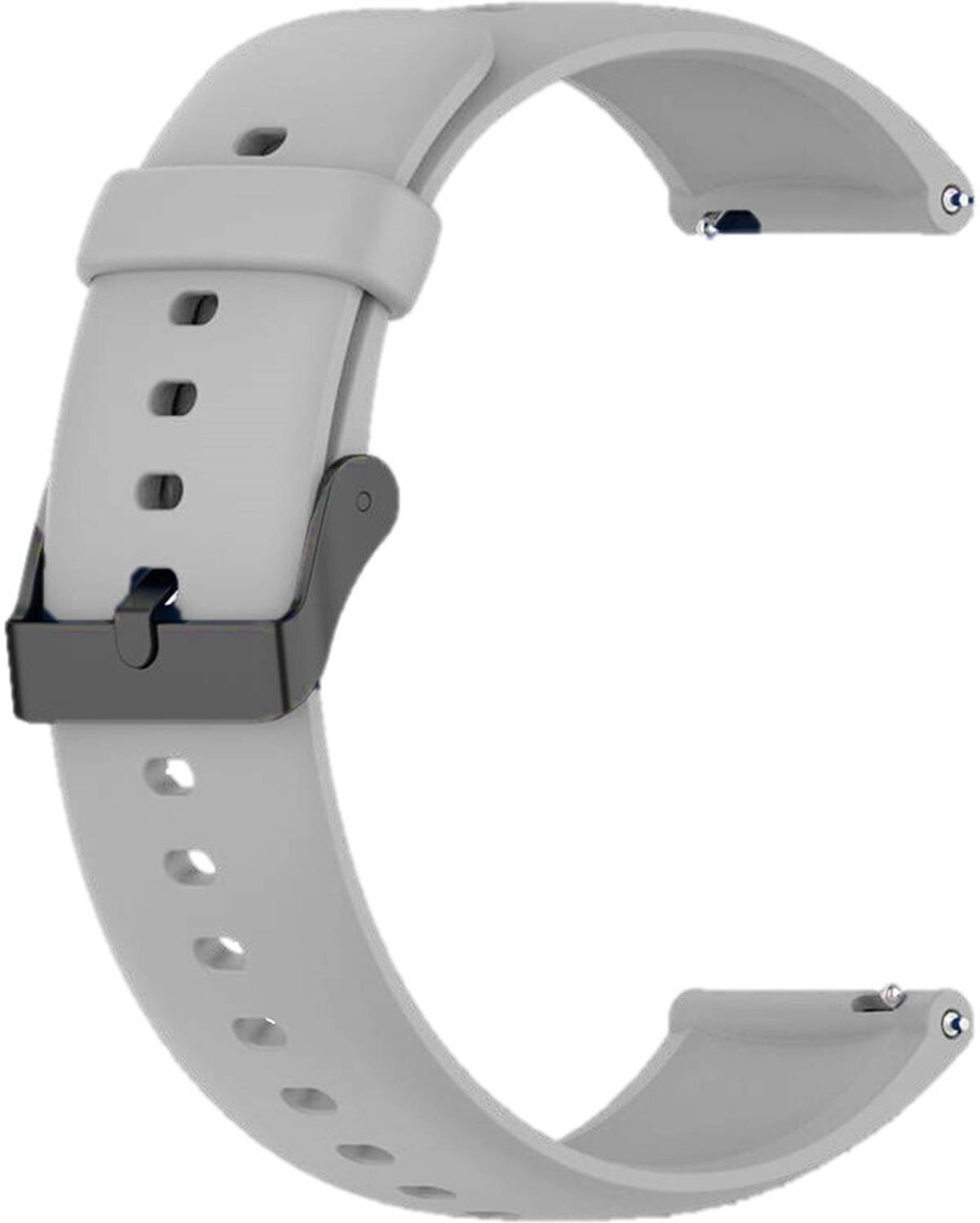 MOBISINGH 20 mm 20MM Classic Silicon Watch Strap (CHECK MODEL LIST) Smart Band Belt Smart Watch Strap