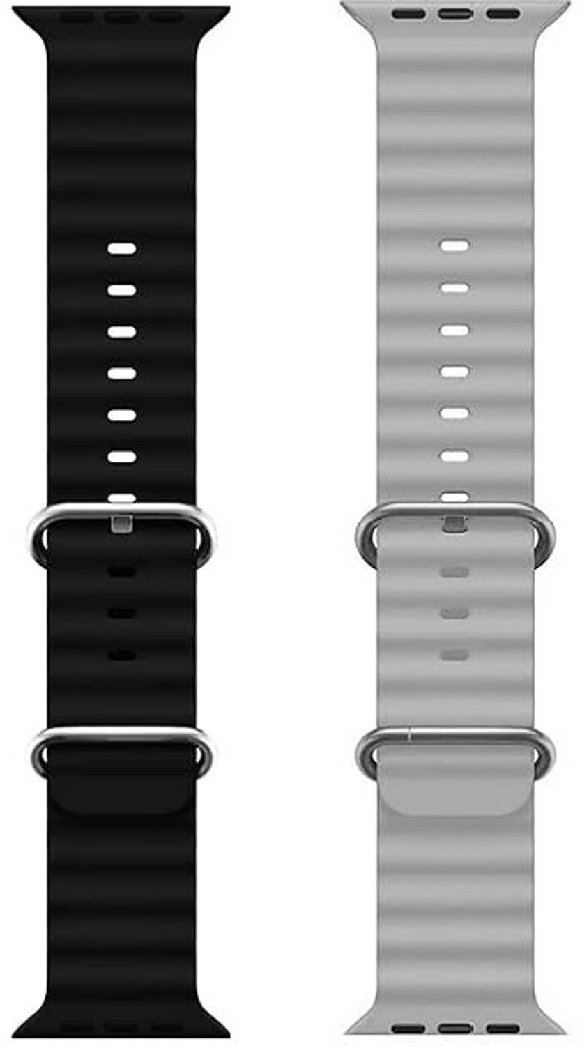 Setster Ocean Smart Watch Strap Belt for Ultra Watch 49 mm, Series 8 / 7 45 mm, Series 6 / 5 / 4 44 mm, Series 3 / 2 / 1 42 mm, T800 Ultra, Watch 8 Ultra, i8 Pro Max, W26, T800,T900,T10,I8 pro,I7 pro,S8 ultra,watch 8,Watch 9 Smart Watch Strap