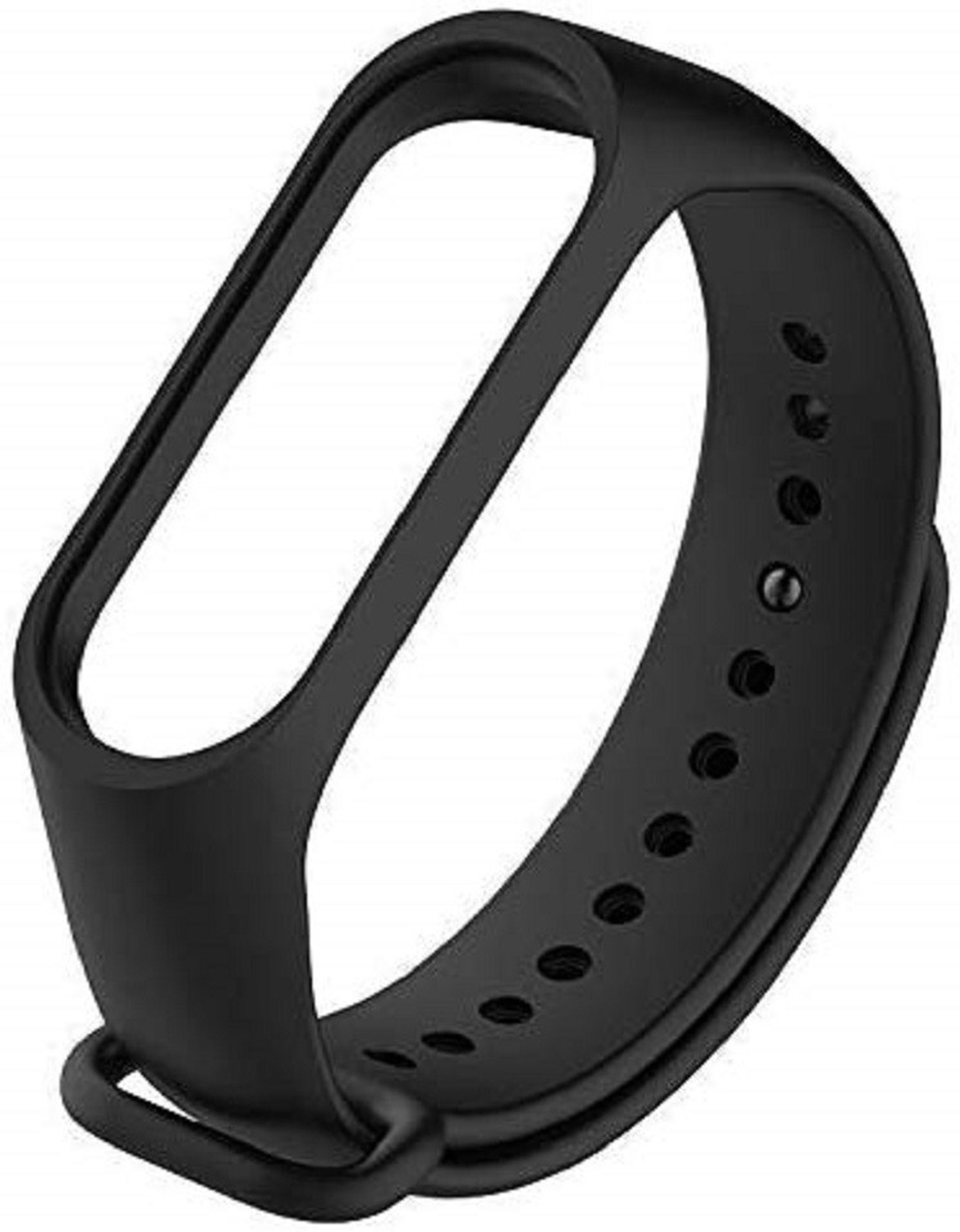Image of PORTLIX Mi Band 3 strap combo (Black & Grey) Combo of 2 pack Black and Grey Xiaomi Mi Band 3 / Mi Band 4 Watch band Silicone Strap Colour Band Bracelet (Not Compatible with Mi Band 1 /2) Smart Band Strap