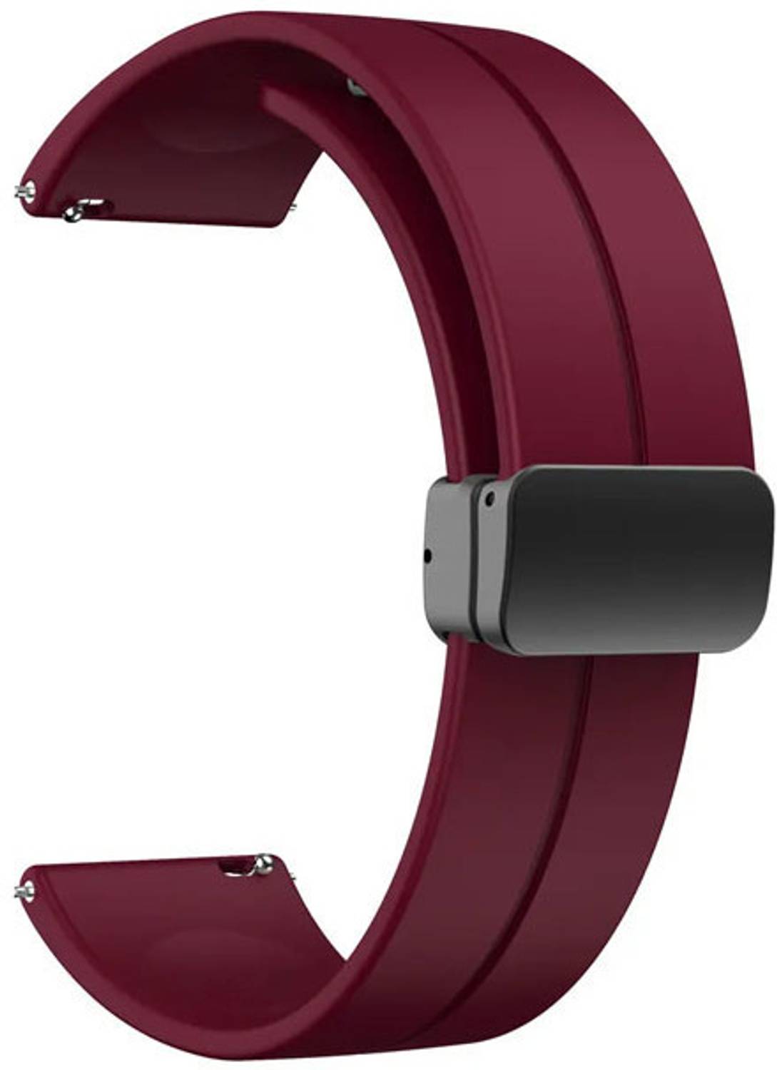 AOnes Silicone Magnetic Folding Buckle Strap for CMF Watch Pro 2