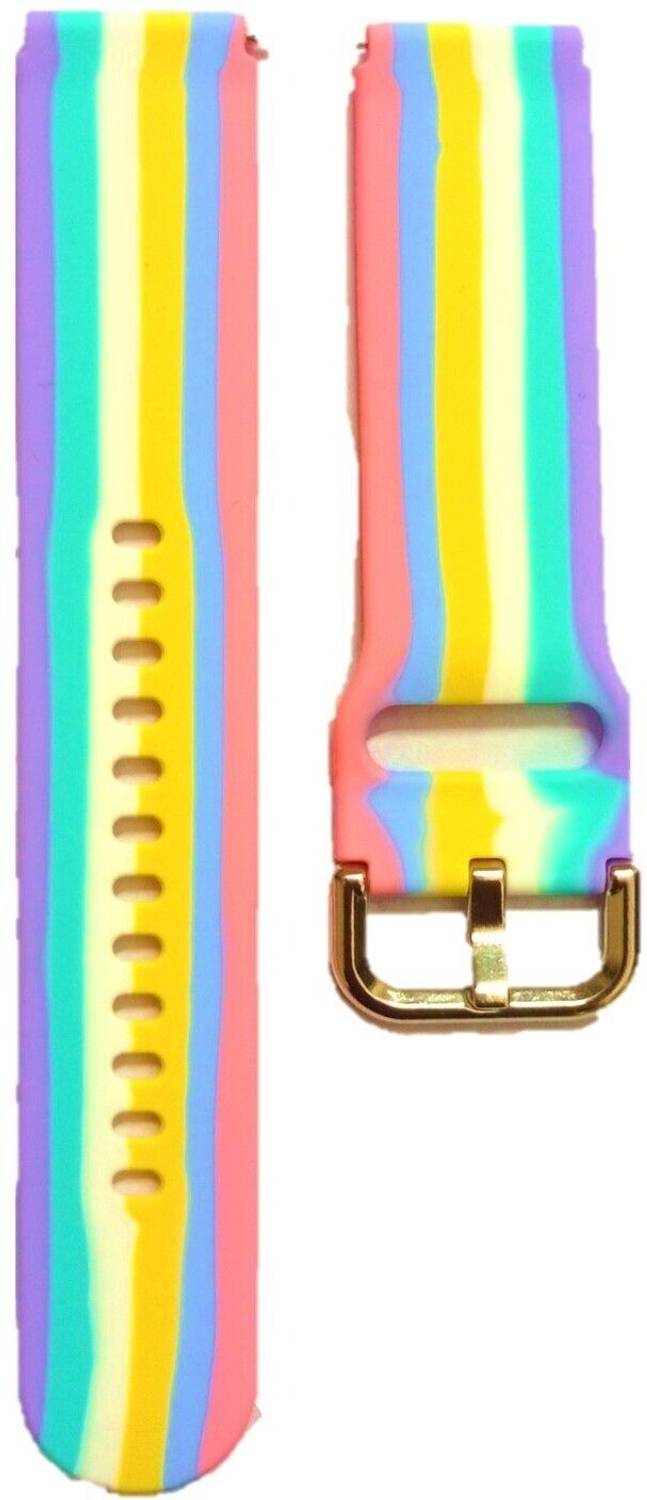 MOBISINGH 3 cm 19MM Buckle Watch Belt for NOISE COLORFIT PRO 2 & BOAT STORM Smart Watch Strap