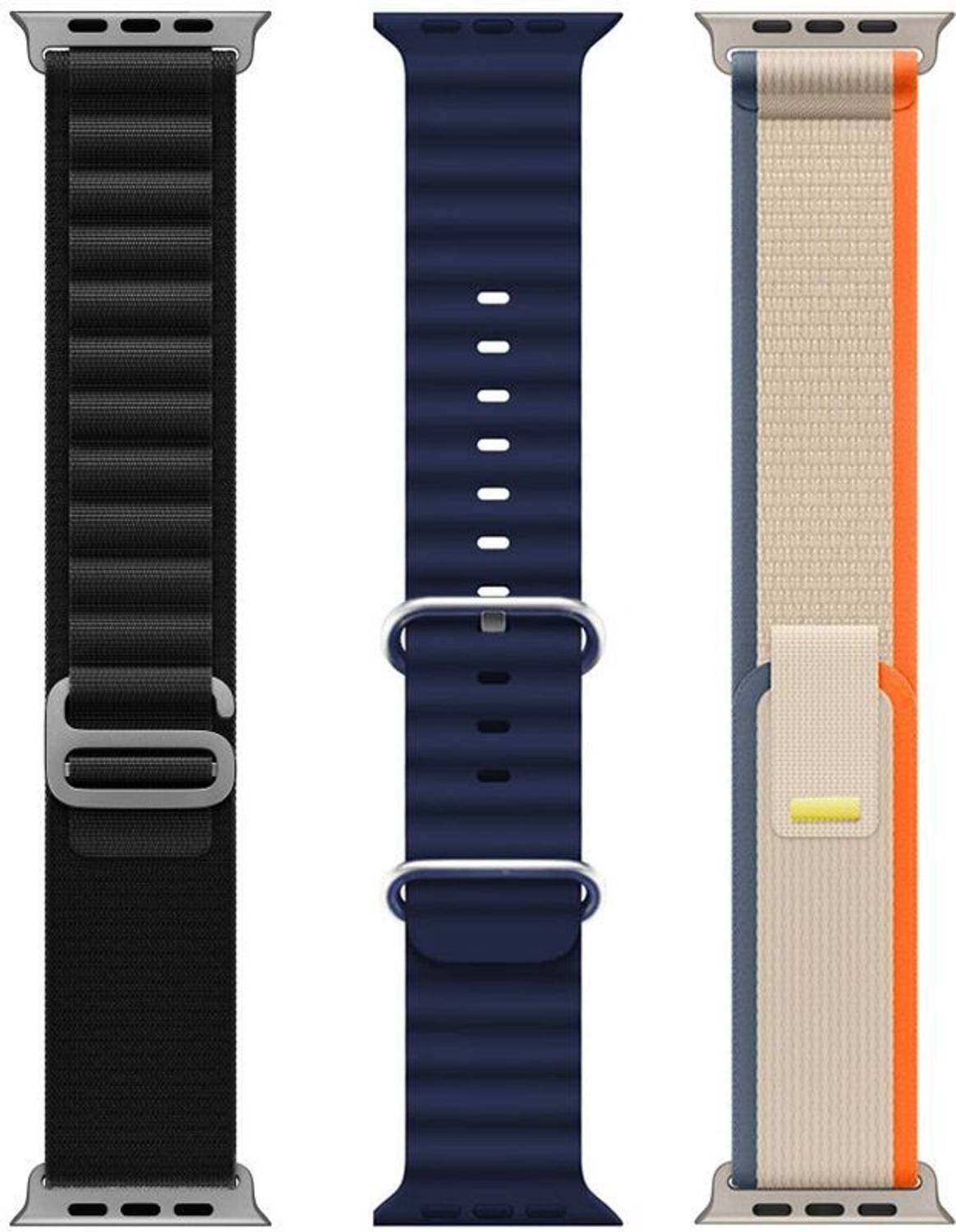 BLACK LOVIES 22 mm Ultra Watch Strap, Smart Watch Strap Belt for Ultra Watch 49 mm, Series 8 / 7 45 mm, Series 6 / 5 / 4 44 mm, Series 3 / 2 / 1 42 mm, T800 Ultra, Watch 8 Ultra, i8 Pro Max, W26, T800 Smart Watch Strap