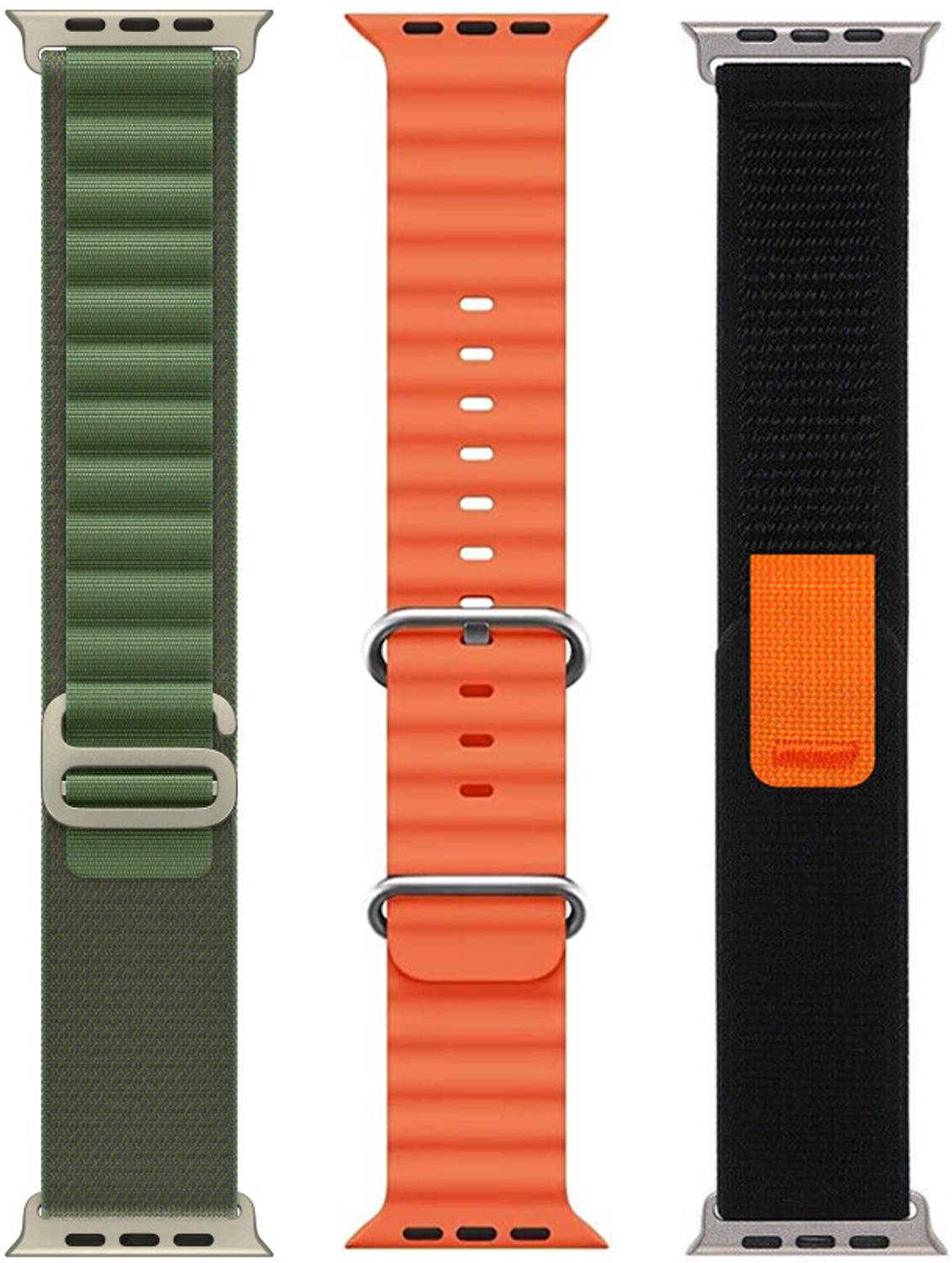 BLACK LOVIES 44 mm Ultra Watch Strap, Smart Watch Strap Belt for Ultra Watch 49 mm, Series 8 / 7 45 mm, Series 6 / 5 / 4 44 mm, Series 3 / 2 / 1 42 mm, T800 Ultra, Watch 8 Ultra, i8 Pro Max, W26, T800 Smart Watch Strap