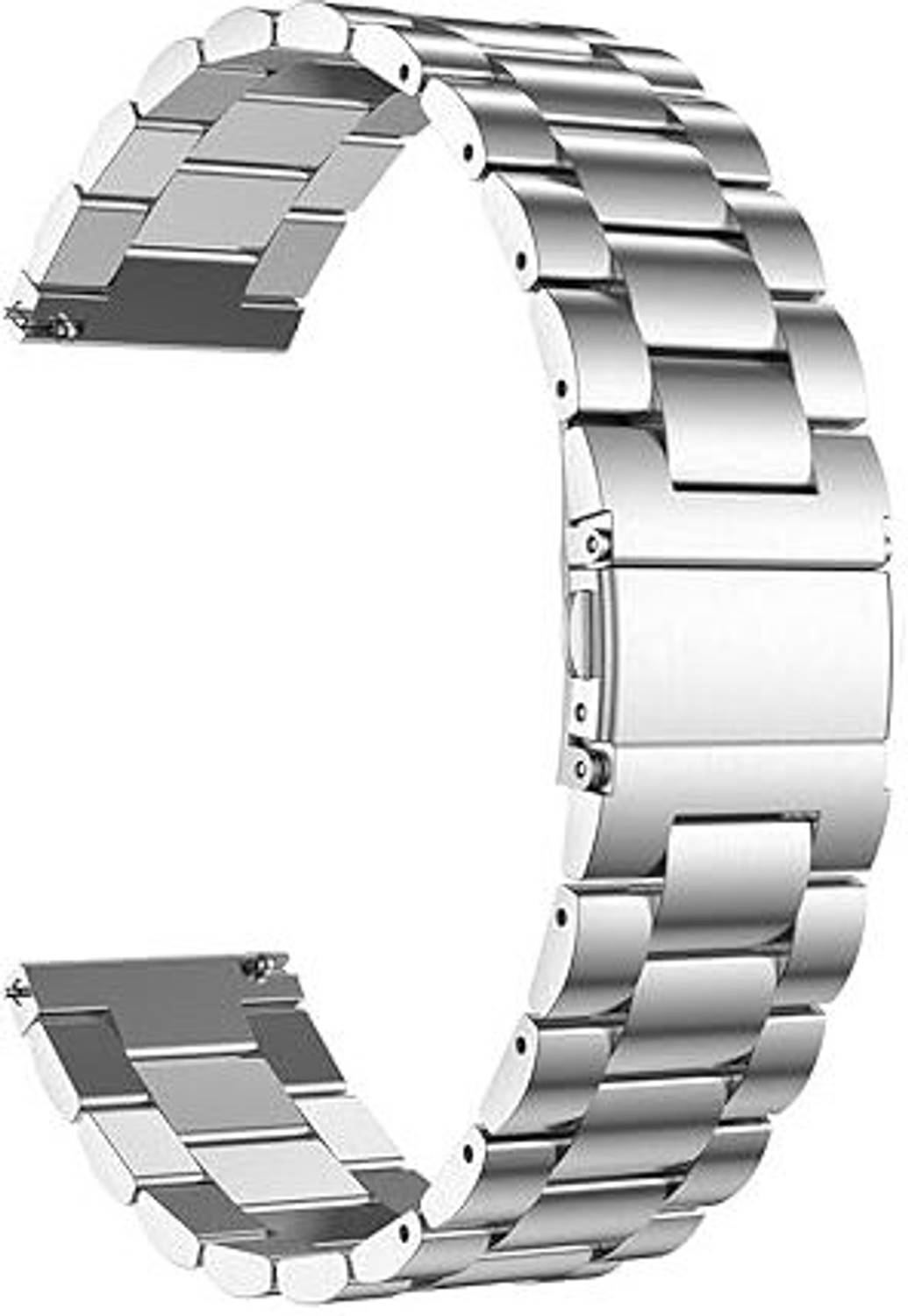 Asotai 22MM Heavy Metal Chain Strap with Secure Lock Techonology Compatible with Samsung Galaxy Watch|Gear S3(46mm),Honor Magic Watch 2,Huawei GT2,1+ watch 46 mm & 22mm Lugs Size Watches Smart Watch Strap
