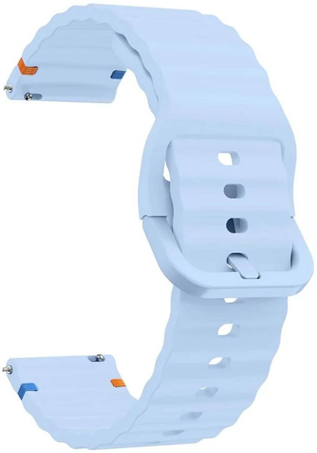 AOnes 22mm Watch Strap Silicone Classy Color Hook Belt for realme Watch 5 Smart Watch Strap