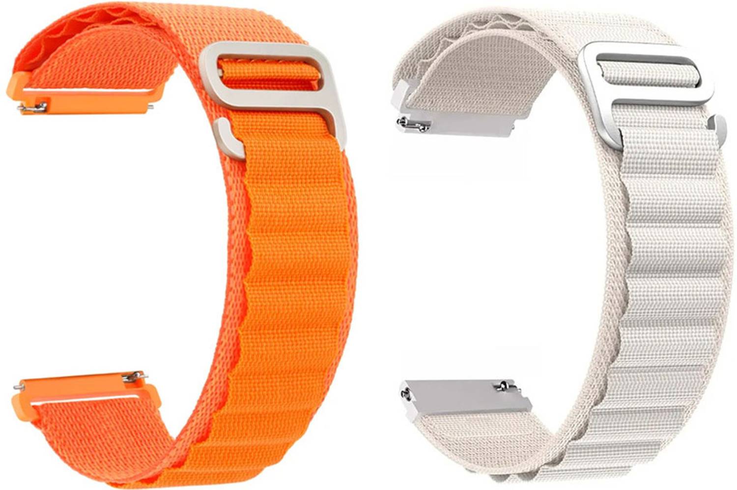 AOnes Pack of 2 Alpine Nylon Loop Watch Strap for Tagg Verve Link 2 Watch Band Smart Watch Strap