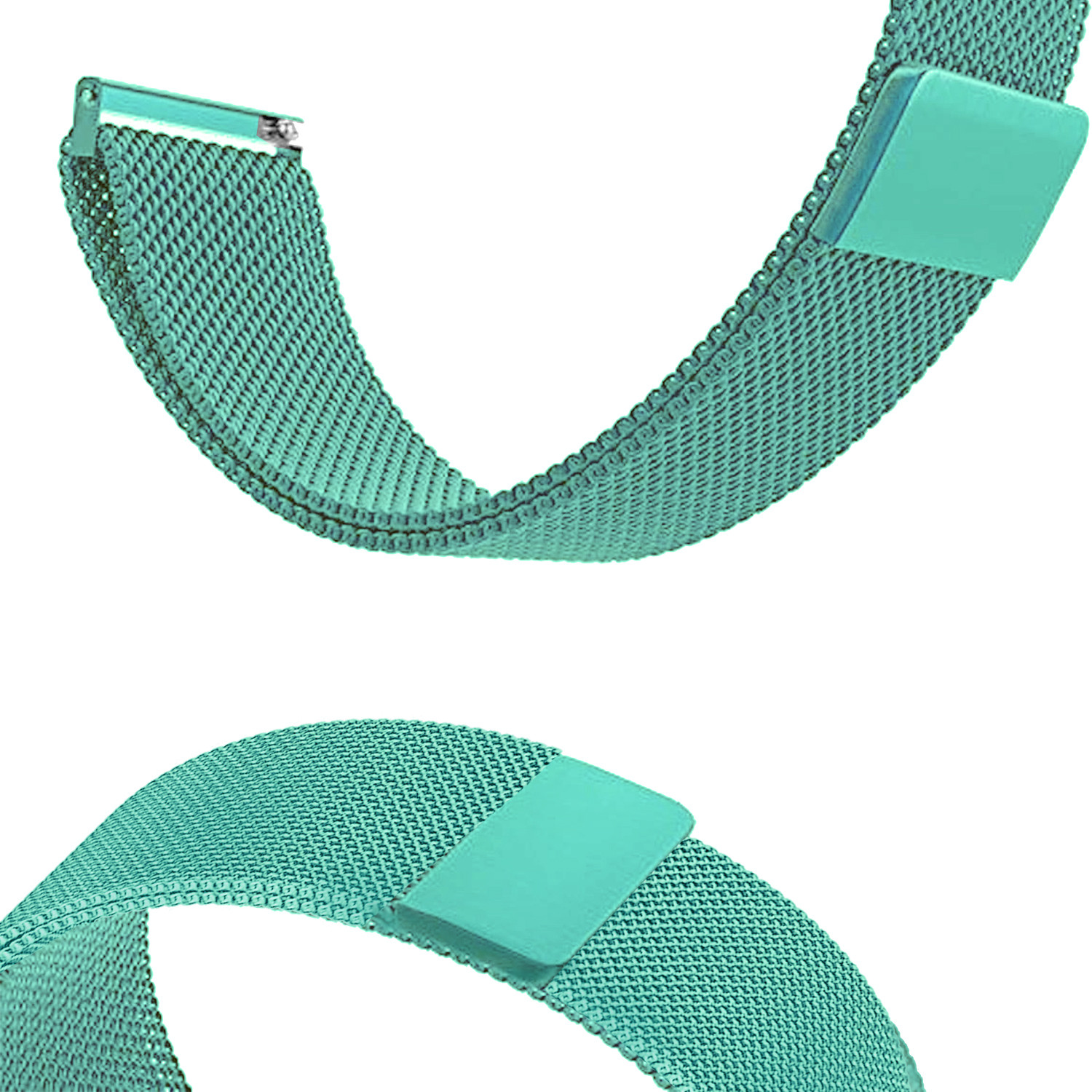 Image of ACM Watch Strap Magnetic for Fire-Boltt Ninja Fit Pro Bsw156 Smartwatch Turquoise Smart Watch Strap